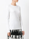 ribbed long sleeve T-shirt