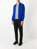 logo patch bomber jacket