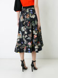 nature print pleated skirt 