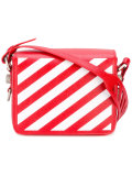 diagonal stripe shoulder bag