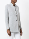 slim-fitting single breasted blazer