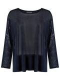 boat neck knit blouse