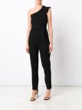 ruffled one-shoulder jumpsuit