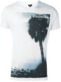 palm tree print T-shirt