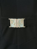belted sleeveless dress  