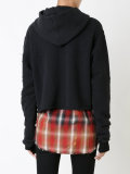 destroyed cropped hoody
