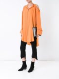 off shoulder oversized shirt