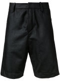 tailored shorts with belt loops