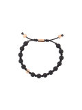 14kt rose gold bead bracelet