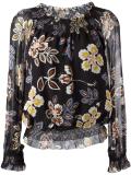 floral print blouse
