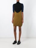 colour block knit dress