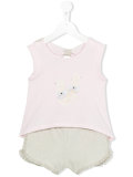 sandal print tracksuit set