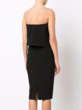 strapless fitted dress