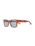 transparent square frame sunglasses
