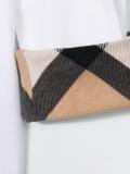 check cuff T-shirt