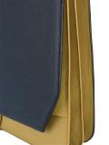metal insert shoulder bag