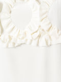 ruffle detail maxi dress