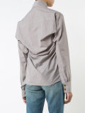 asymmetric button shirt