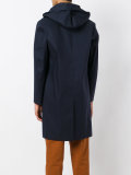 hooded raincoat