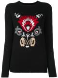 floral intarsia jumper 