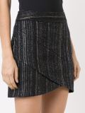 waistband stripped skort