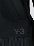 logo print zipped hoodie