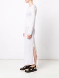 long side slit dress