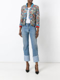 floral jacquard jacket 