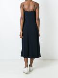 side drape slip dress