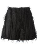'Nothing' frayed shorts 