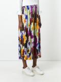Pansey print skirt