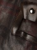 plaid zipped holdall