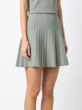 A-line knit skirt