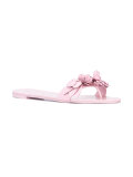 flower applique sandals