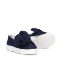 bow slip-on sneakers