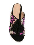 leather flatforms