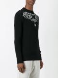 tattoo print jumper