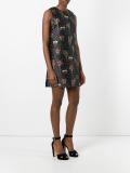 floral pattern shift dress