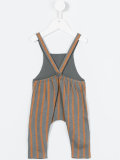 striped dungarees