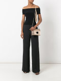 micro dot palazzo pants 