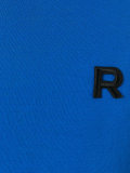 logo embroidered knitted sweater
