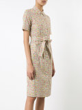 printed shirt dress