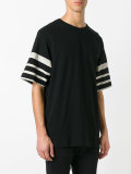 striped sleeves T-shirt 