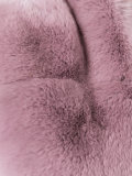 furry detail cardi-coat 