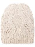 embellished knit beanie