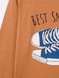 sneakers print T-shirt