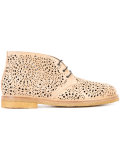 perforated desert boots