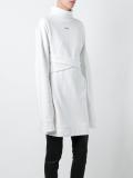 open back roll neck sweatshirt