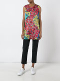 multi printed long top 