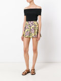 floral print shorts